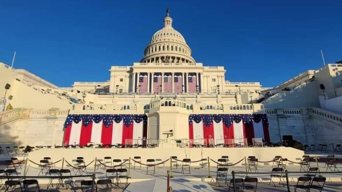Inauguration day at the capitol 